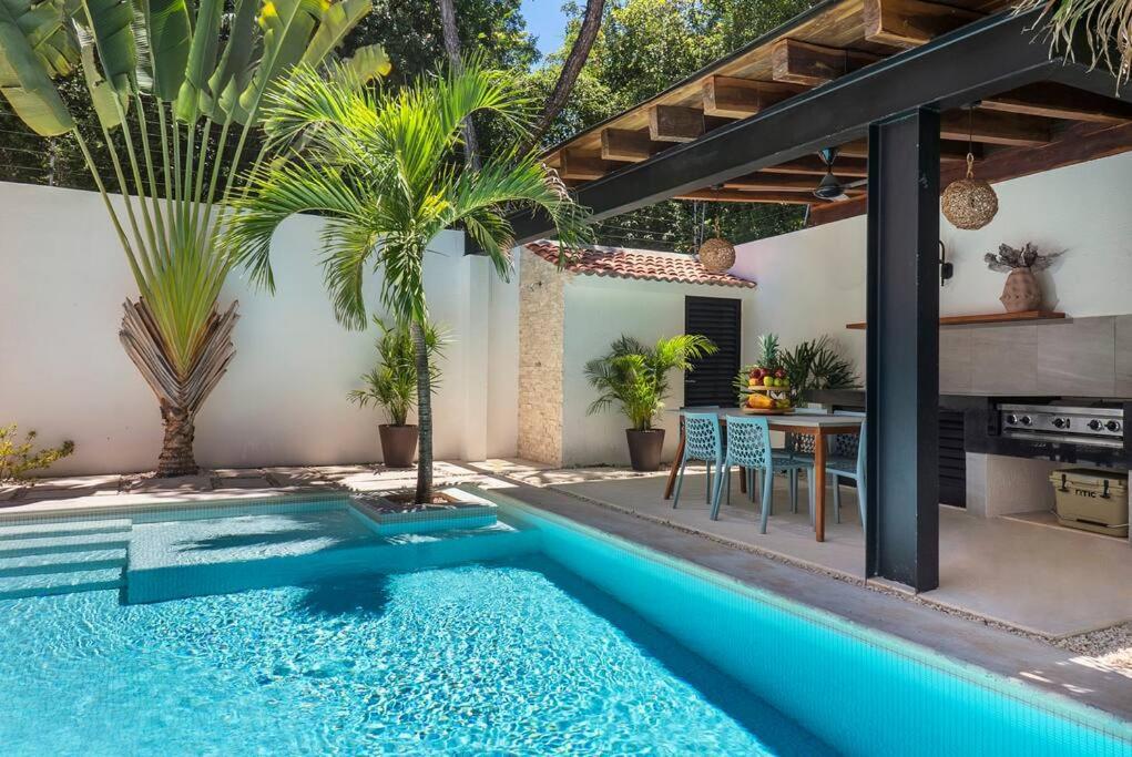 Wonderful Tropical Home 3Br, Garden, Private Pool. Tulum Exteriér fotografie